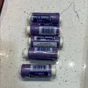 (5) Poliris Purple Sewing Thread Set